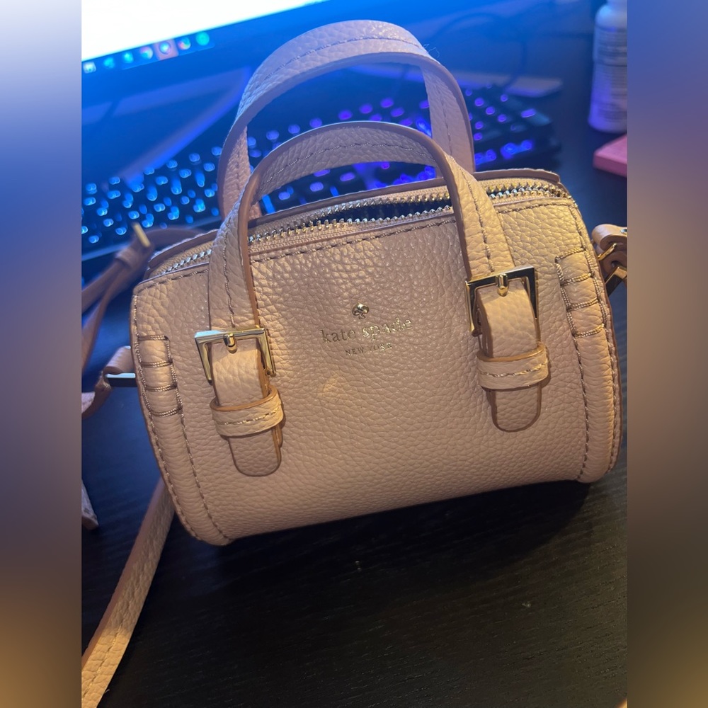 Kate Spade Pink Leather Orchard Street Charlie Crossbody Bag
